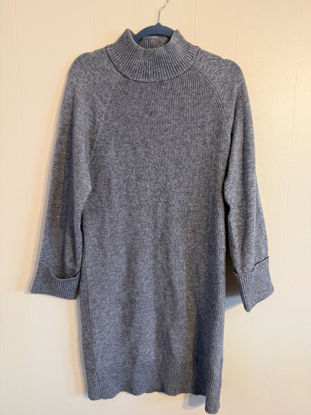NWT Women's Hilary Radley Sweater Dress Cuffed Long Sleeve, Size Medium